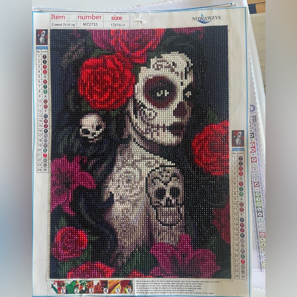 Finished diamond art
